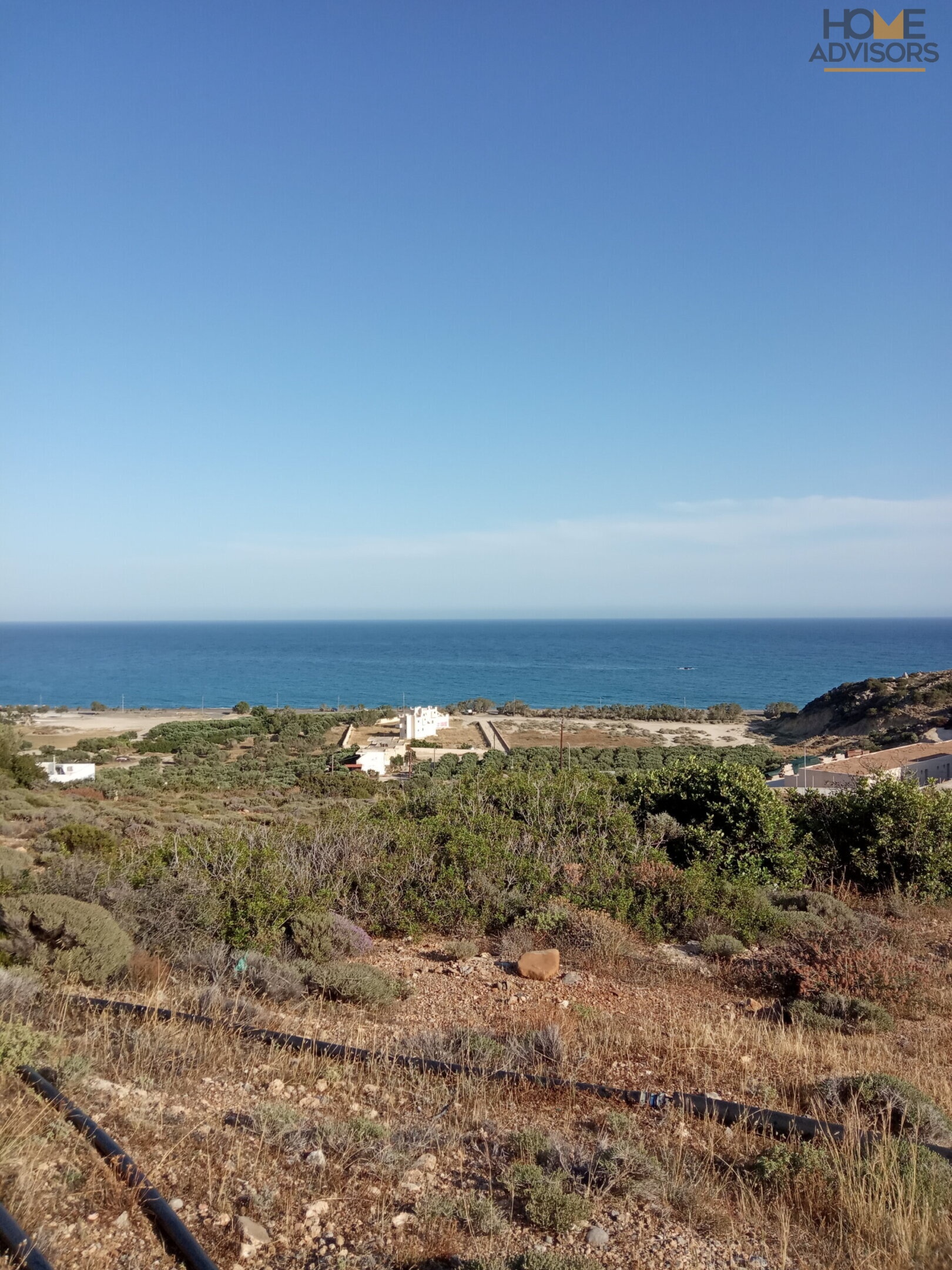 8500 sqm, seaview, plot in the village of Koutsounari