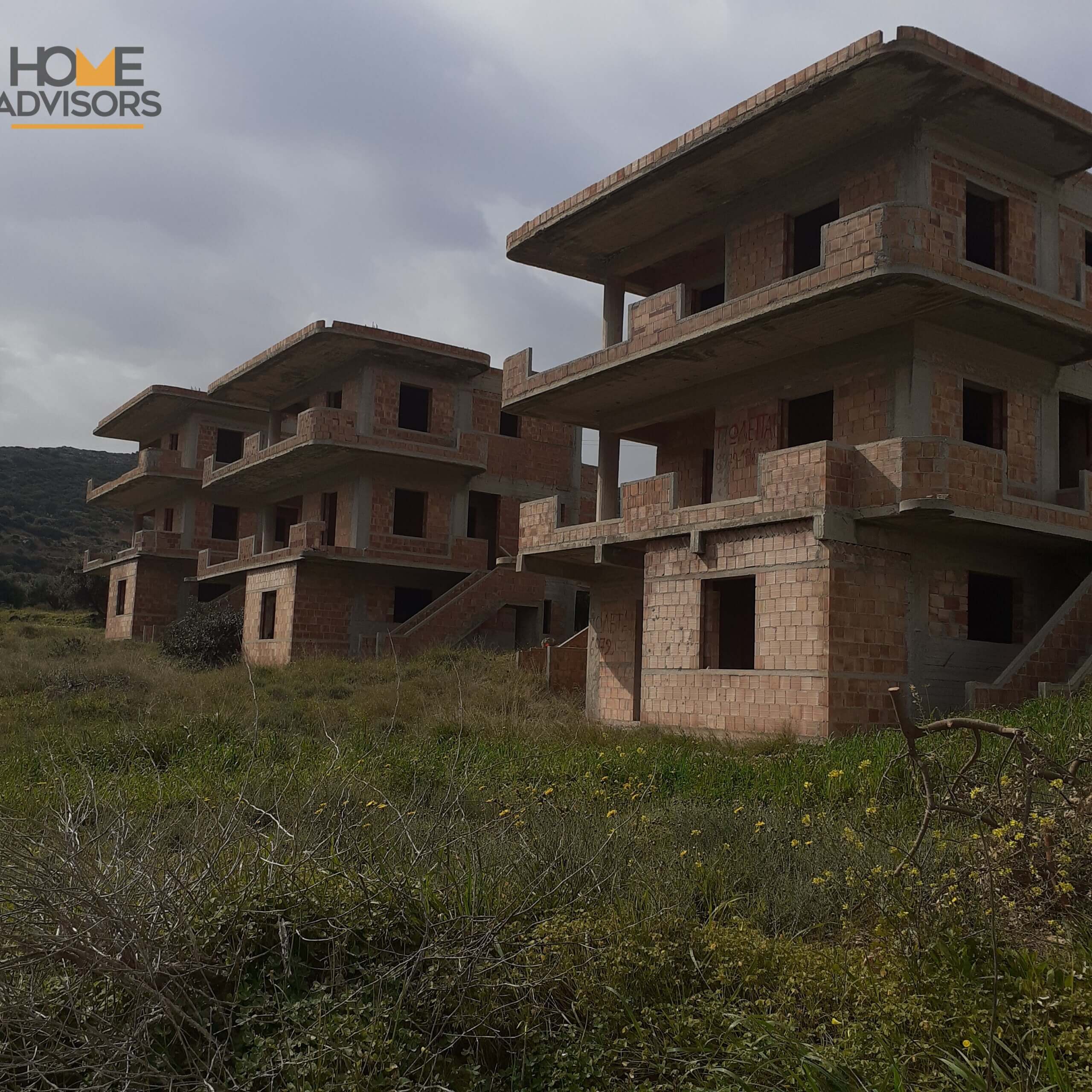 Unfinished house in Pachia Ammos