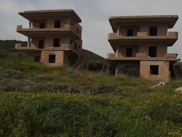 Unfinished house in Pachia Ammos