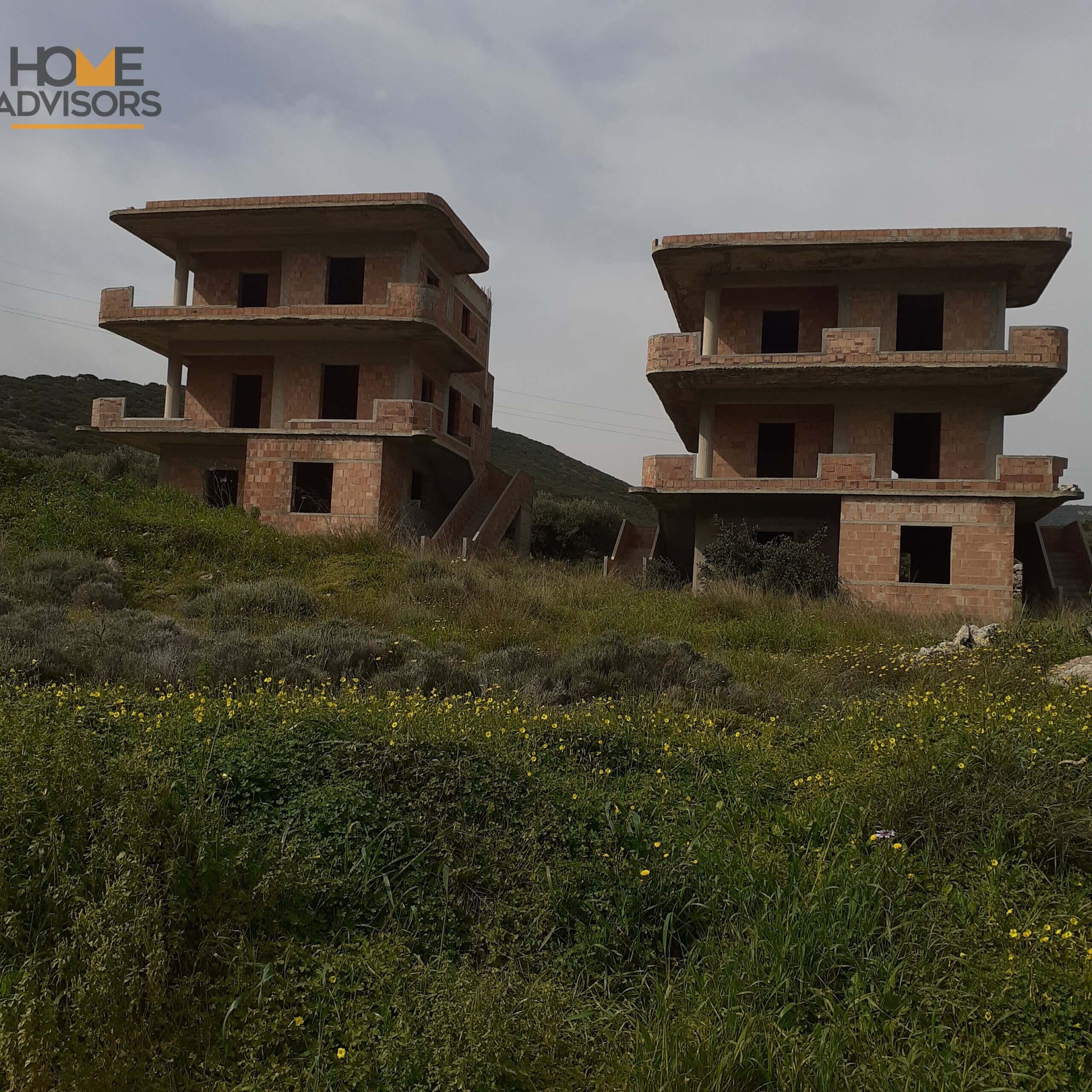 Unfinished house in Pachia Ammos