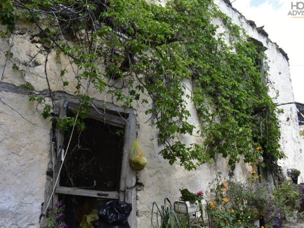 Old stone-building house in Crete