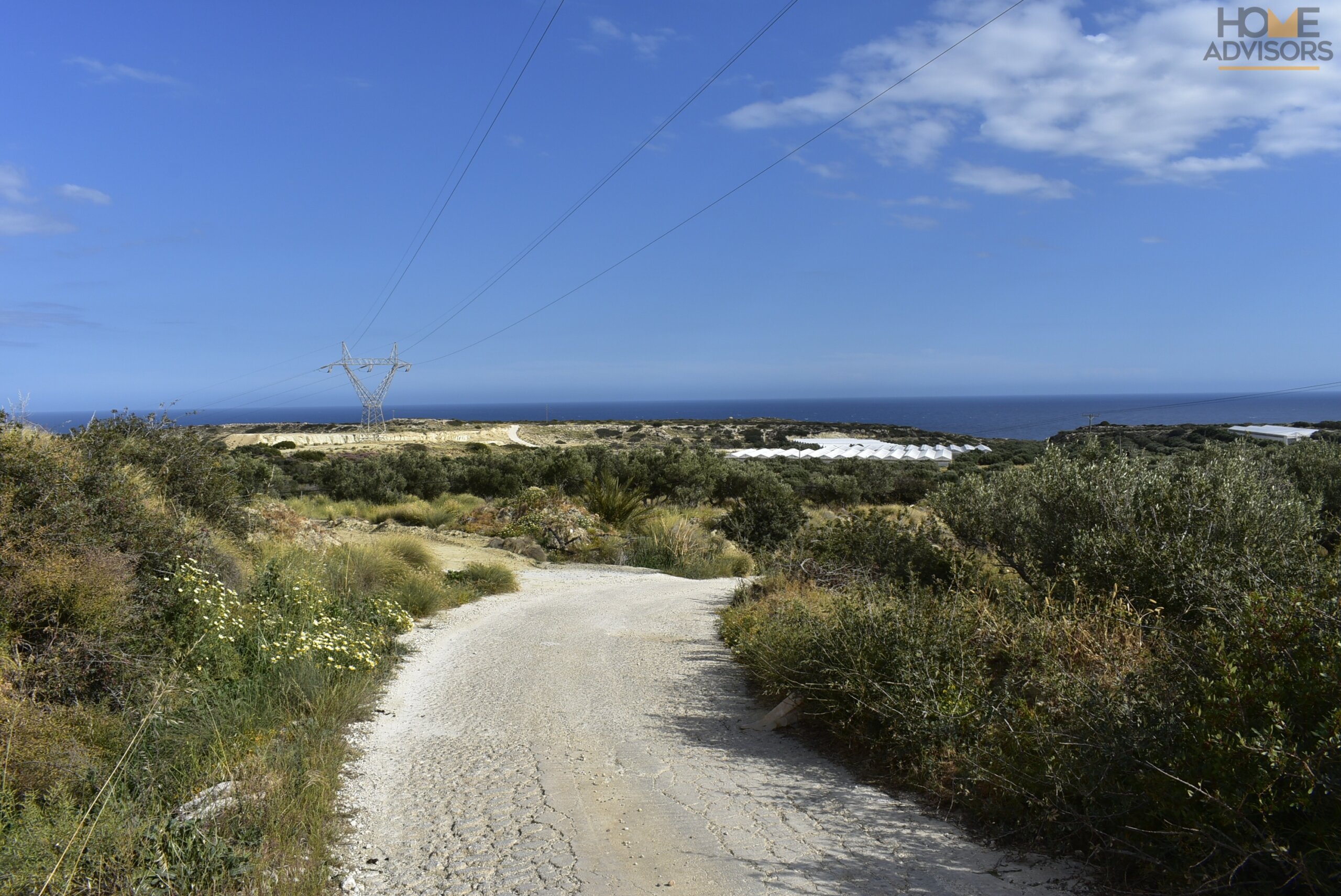 Seaview plot with house in Crete