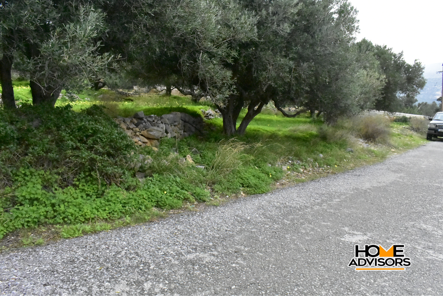 950 sqm plot with olive trees in the area of Monastiraki