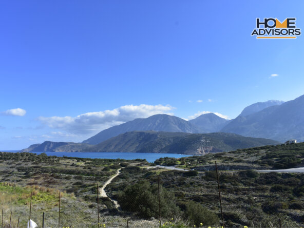 4000 sqm, seaview, plot in the village of Pahia Ammos