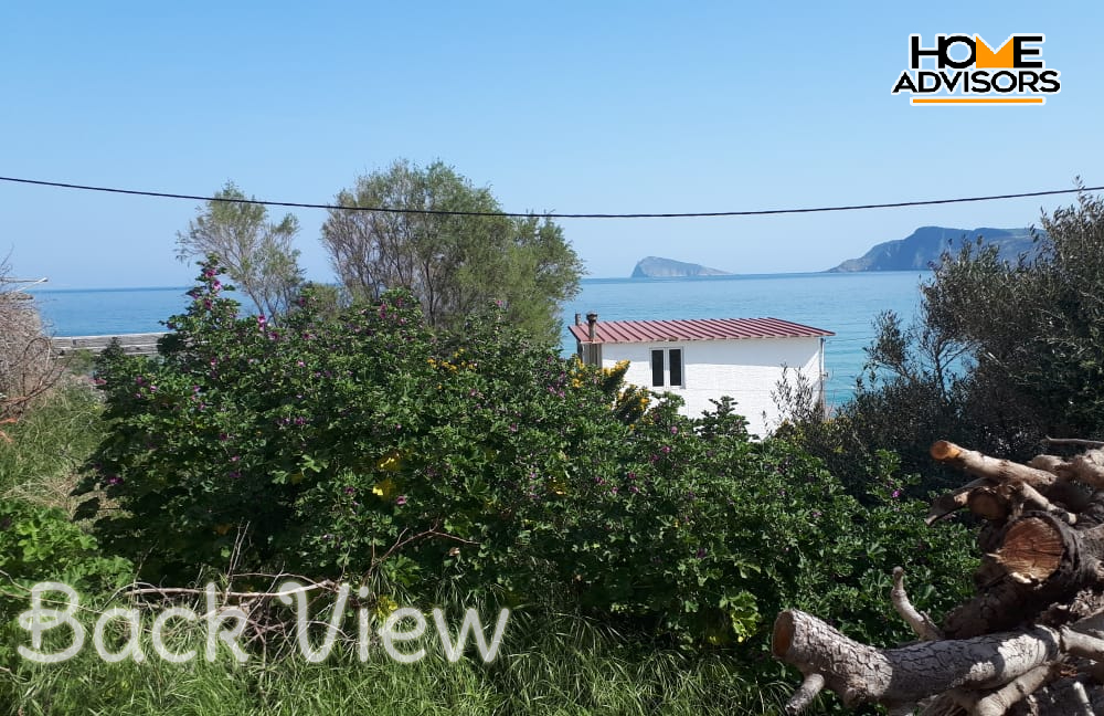 120 sqm old, stonebuilt, seaview, house in Pahia Ammos