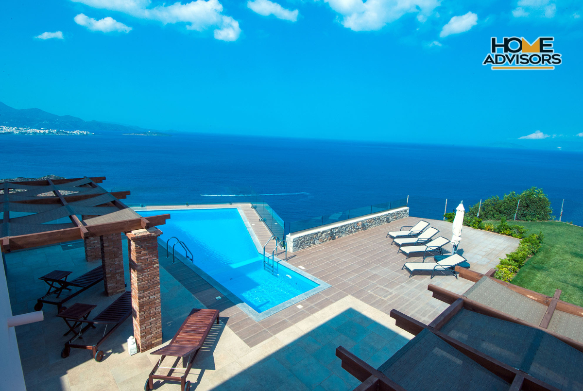 Two storey villa with amazing view in Ammoudara