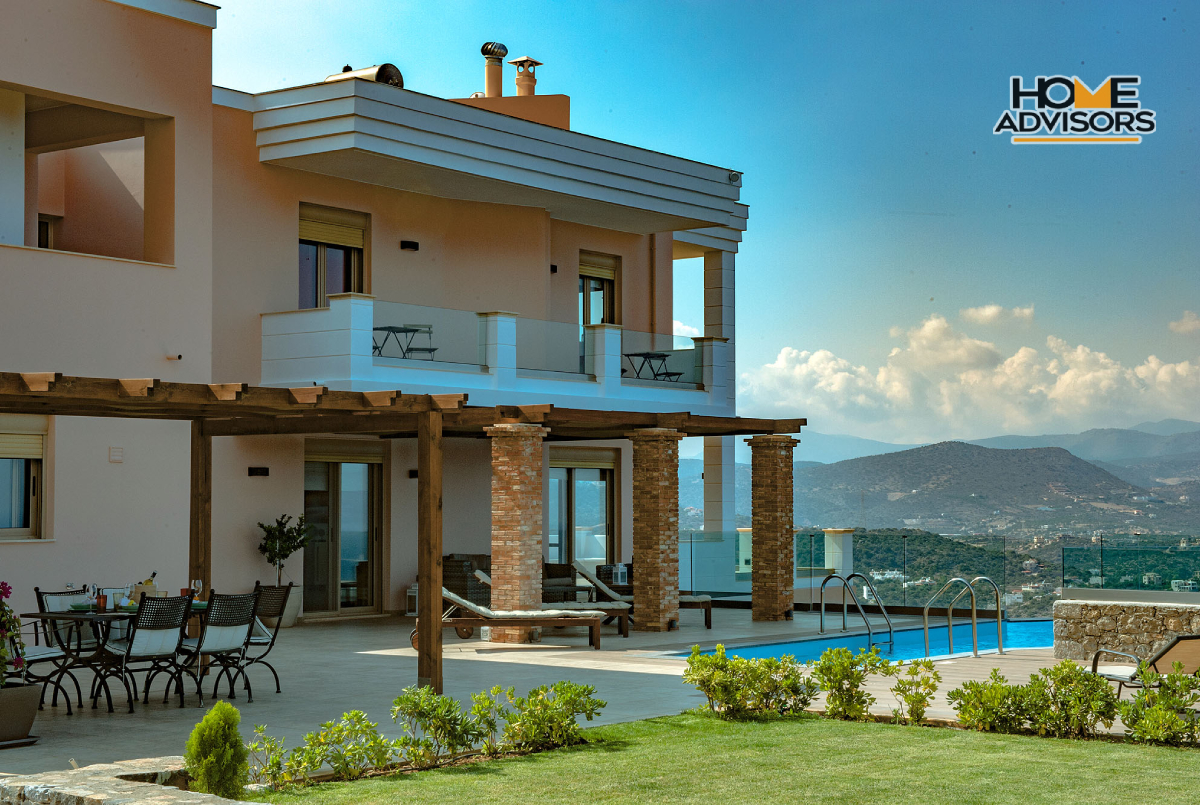 Two storey villa with amazing view in Ammoudara