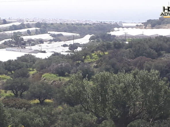 4000 sqm Plot with panoramic view outside the city of Ierapetra