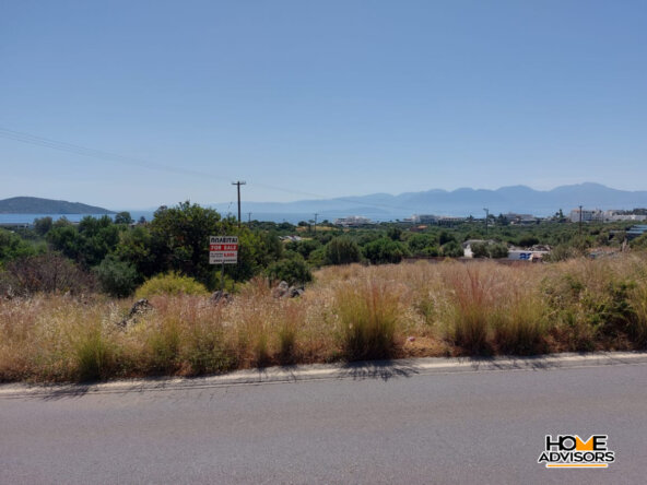 2 seaview plots, 8500 sqm in total, near the village of Plaka, Elounda