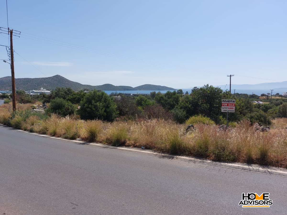 2 seaview plots, 8500 sqm in total, near the village of Plaka, Elounda