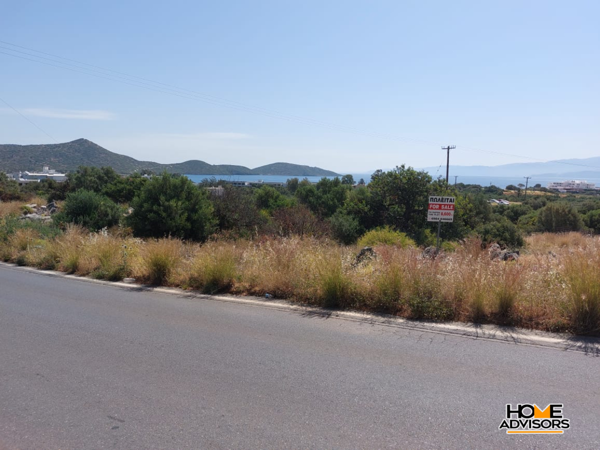 2 seaview plots, 8500 sqm in total, near the village of Plaka, Elounda