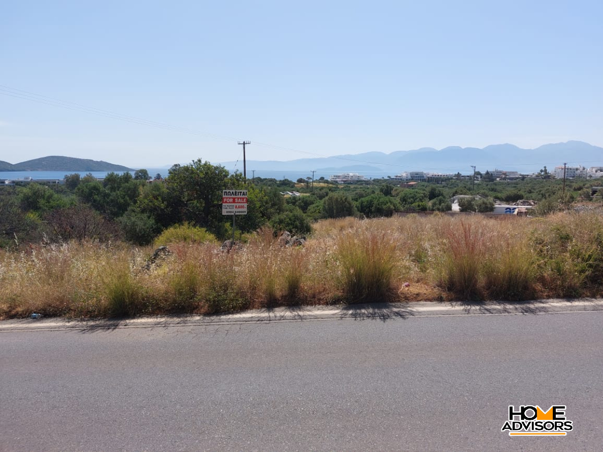 2 seaview plots, 8500 sqm in total, near the village of Plaka, Elounda