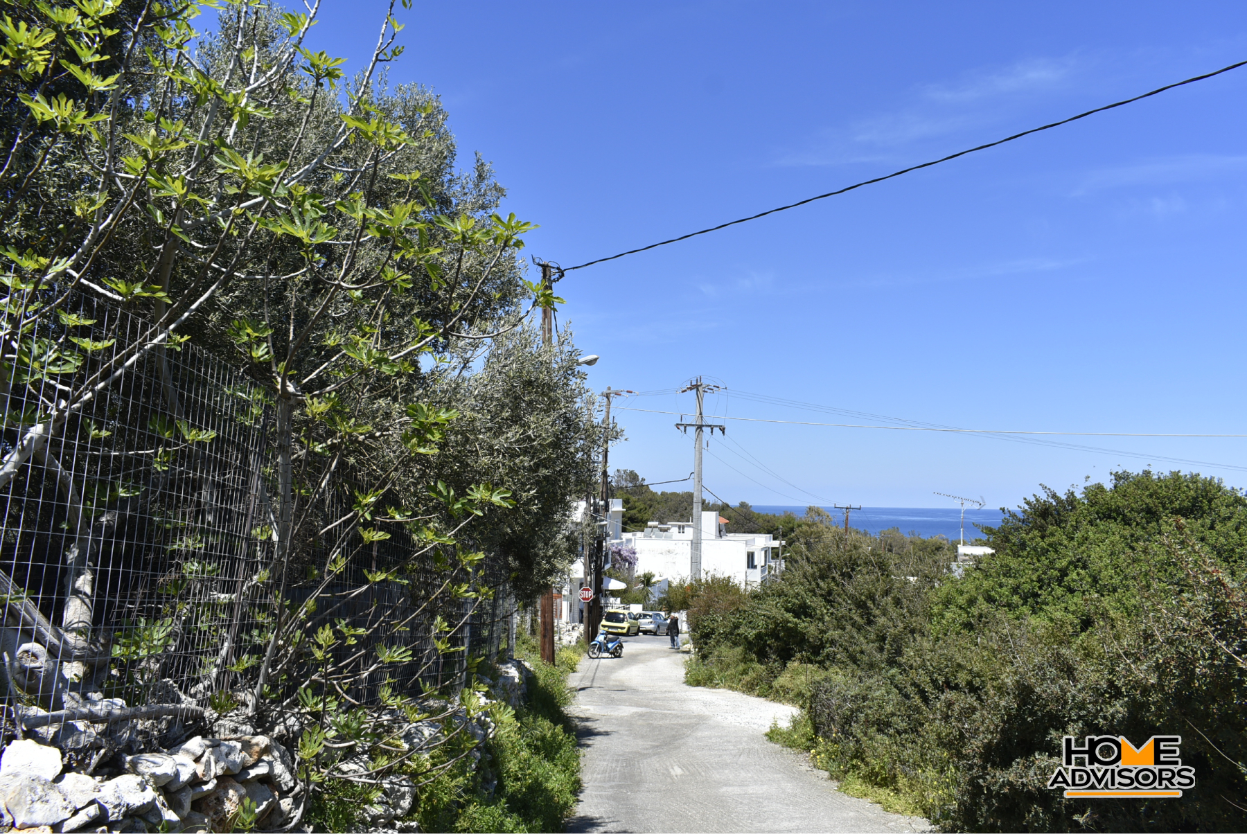 1500 sqm, seaview, Plot in the suburbs of Rethymno