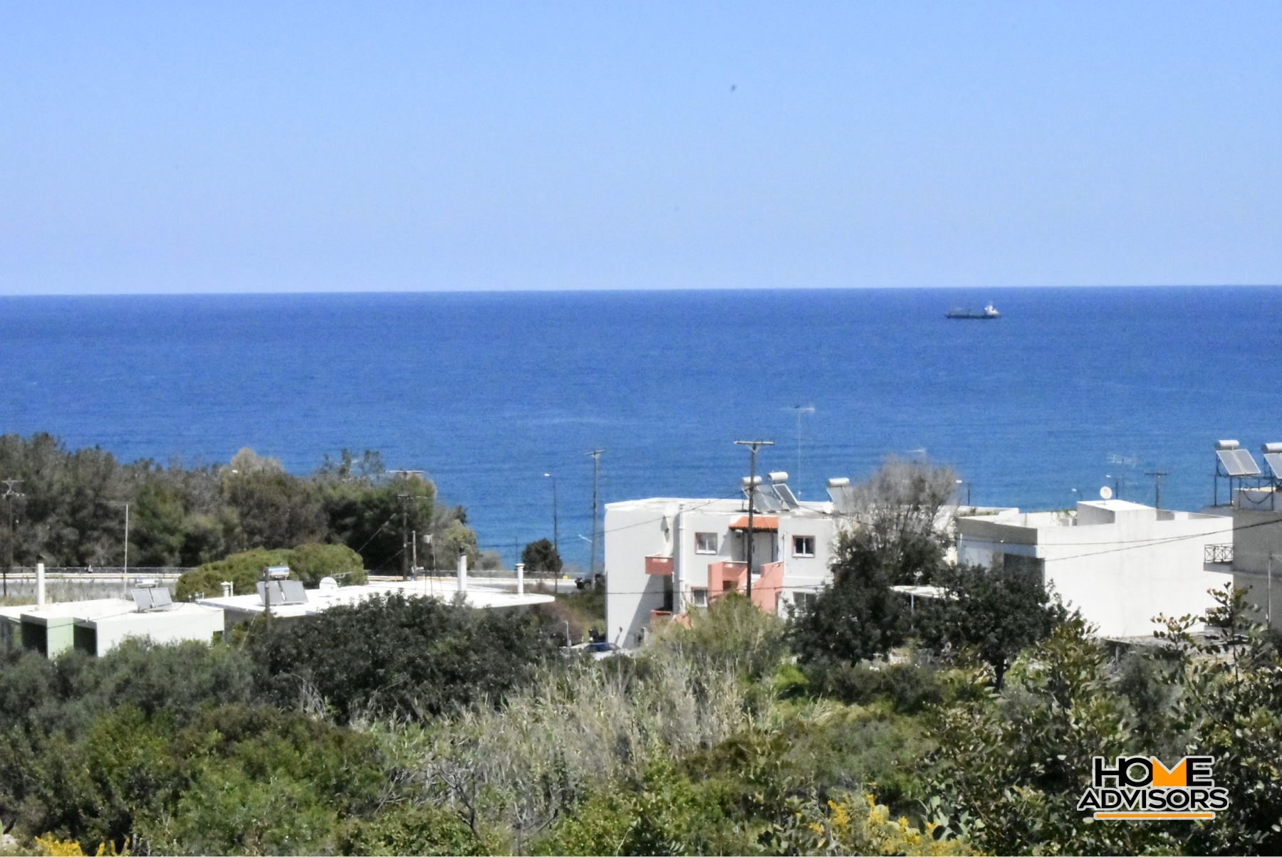 1500 sqm, seaview, Plot in the suburbs of Rethymno