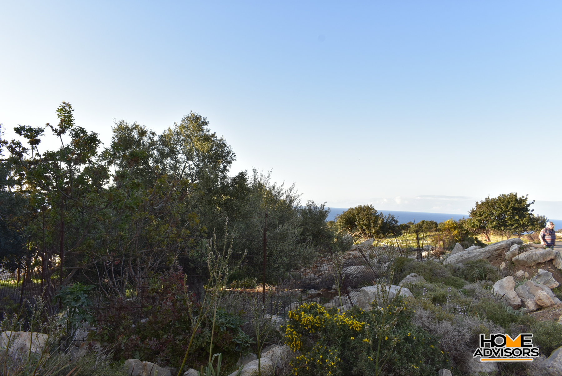 6500 sqm, seaview, plot in the village of Gerani, Rethymno