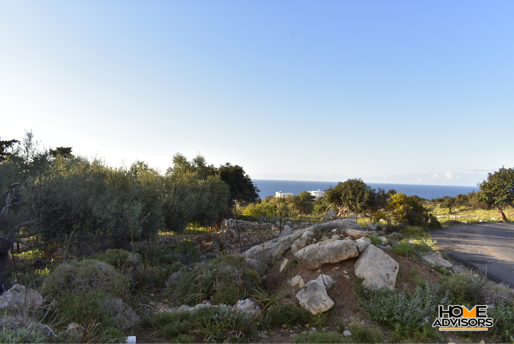 6500 sqm, seaview, plot in the village of Gerani, Rethymno