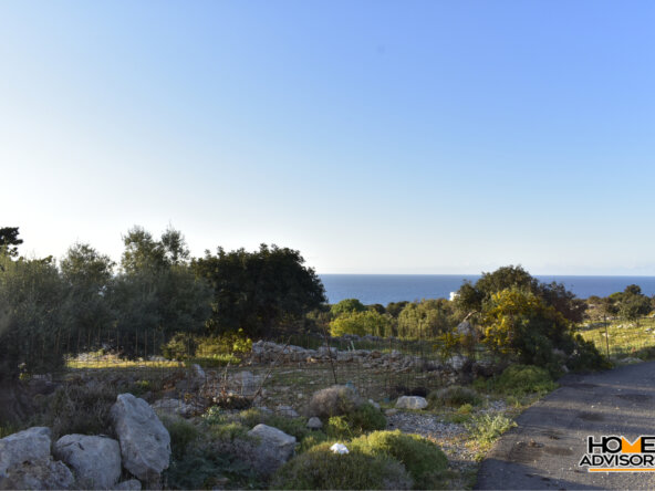 6500 sqm, seaview, plot in the village of Gerani, Rethymno