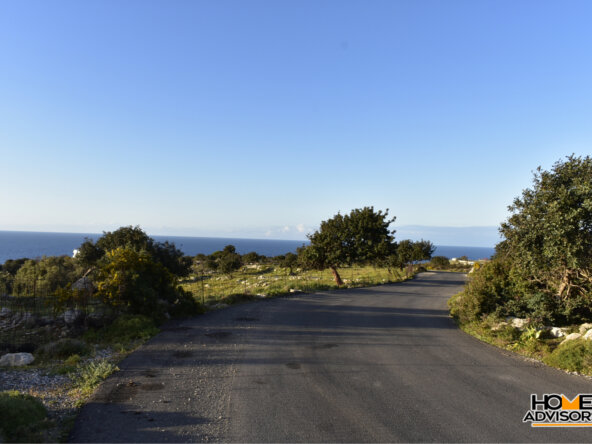6500 sqm, seaview, plot in the village of Gerani, Rethymno