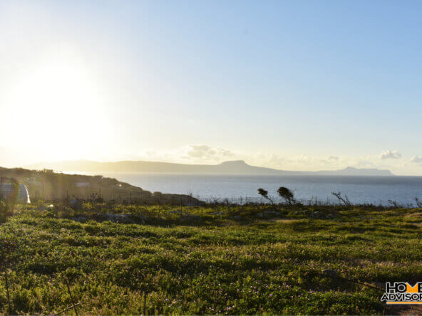 5000 sqm plot with amazing view near the city of Rethymno