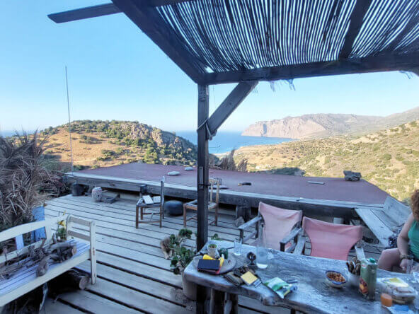 30 sqm house in a 4500 sqm plot in the area of Mohlos