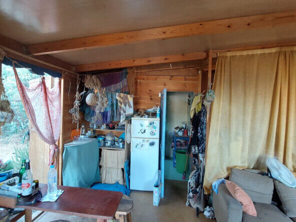 30 sqm house in a 4500 sqm plot in the area of Mohlos